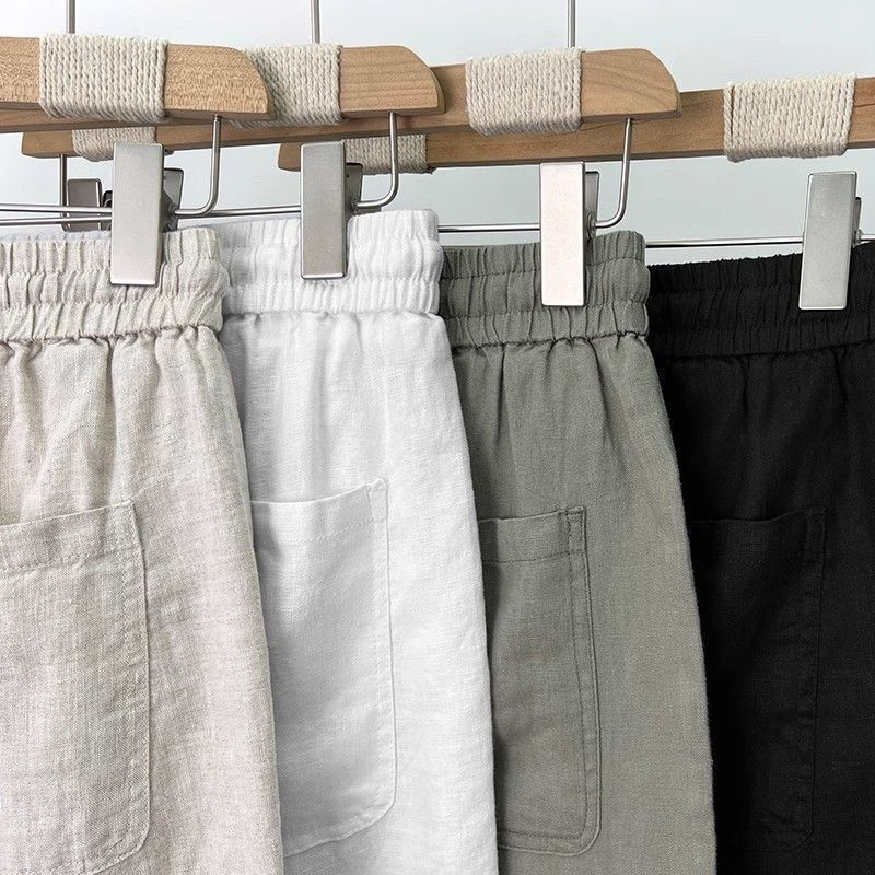 Linen Hose Straight