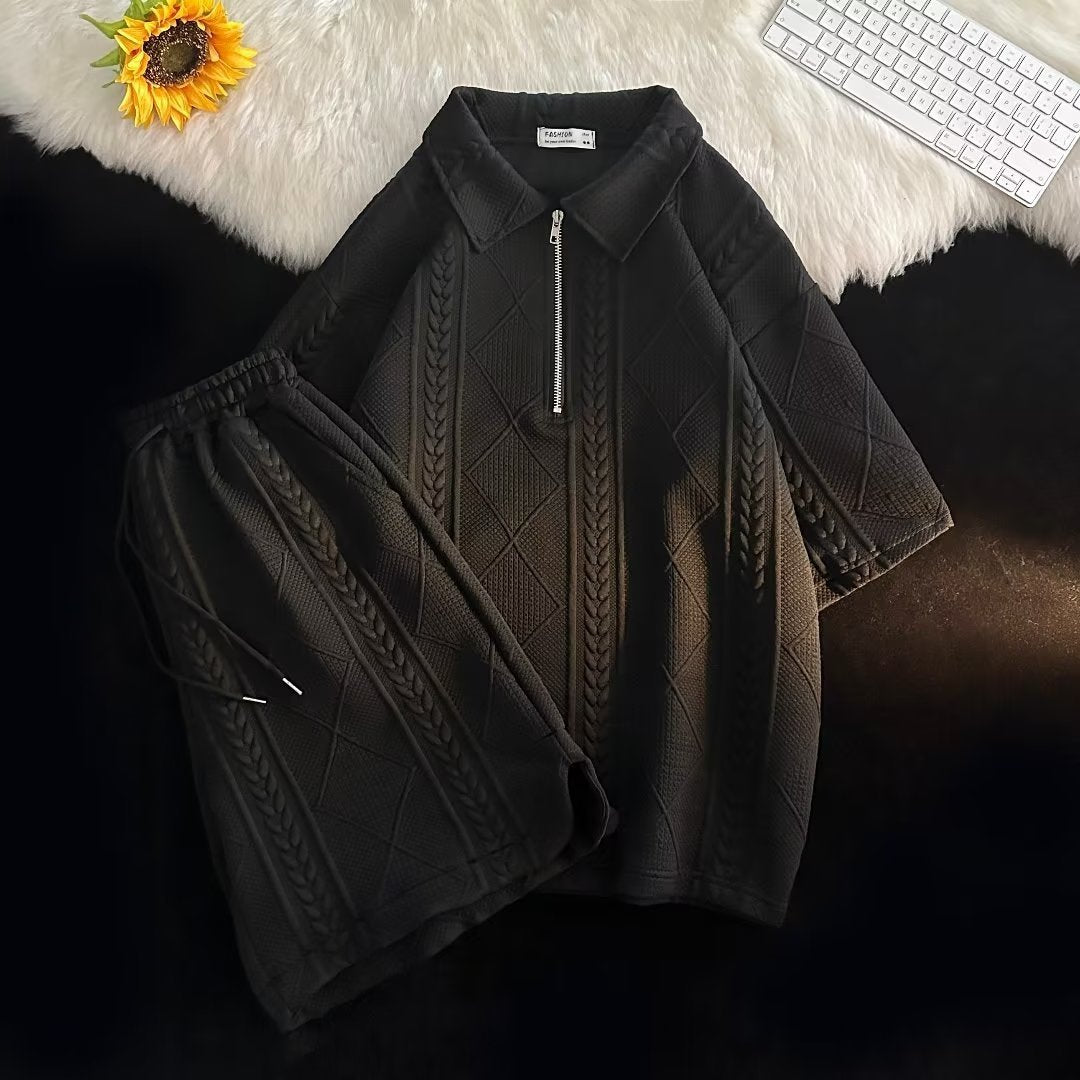 Kurzarmpolo & Shorts