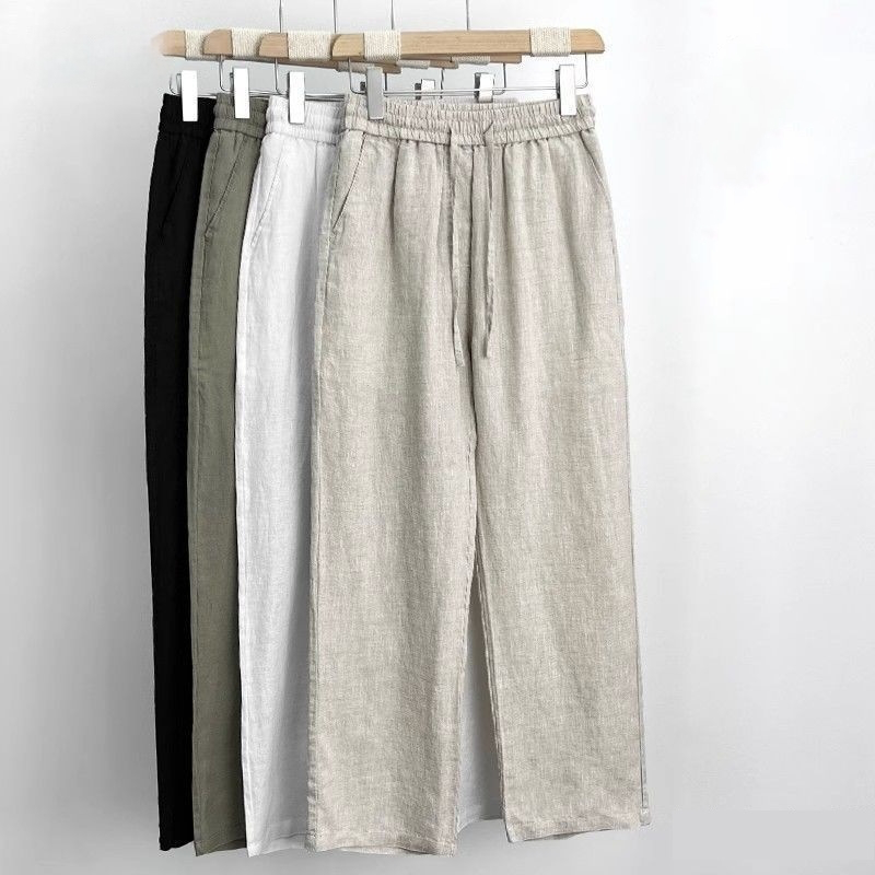 Linen Hose Straight