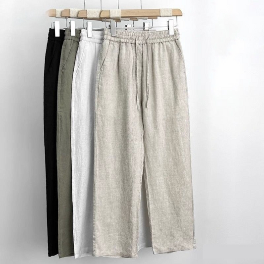 Linen Hose Straight