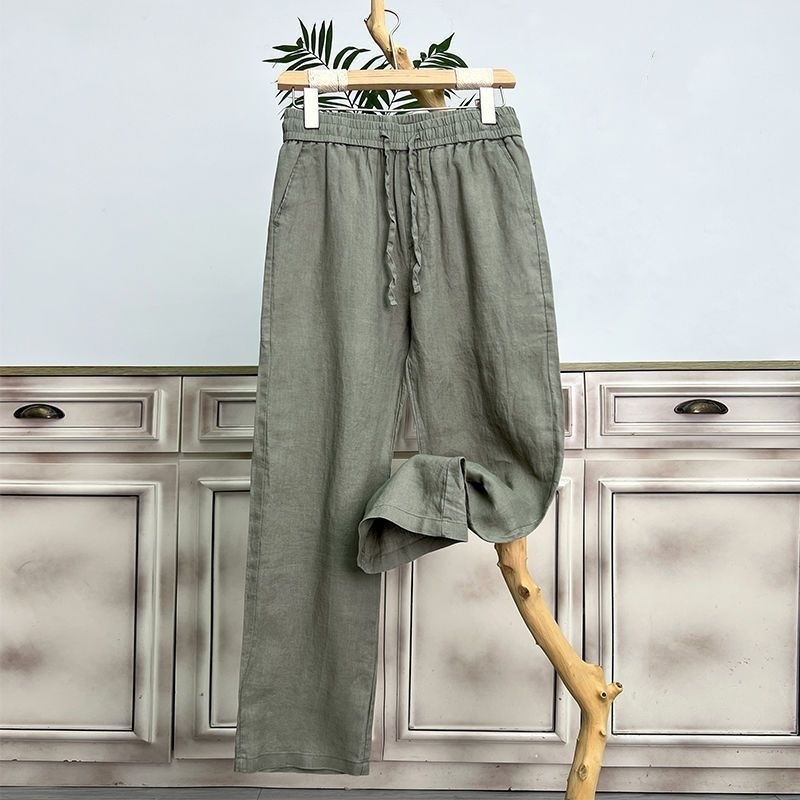 Linen Hose Straight