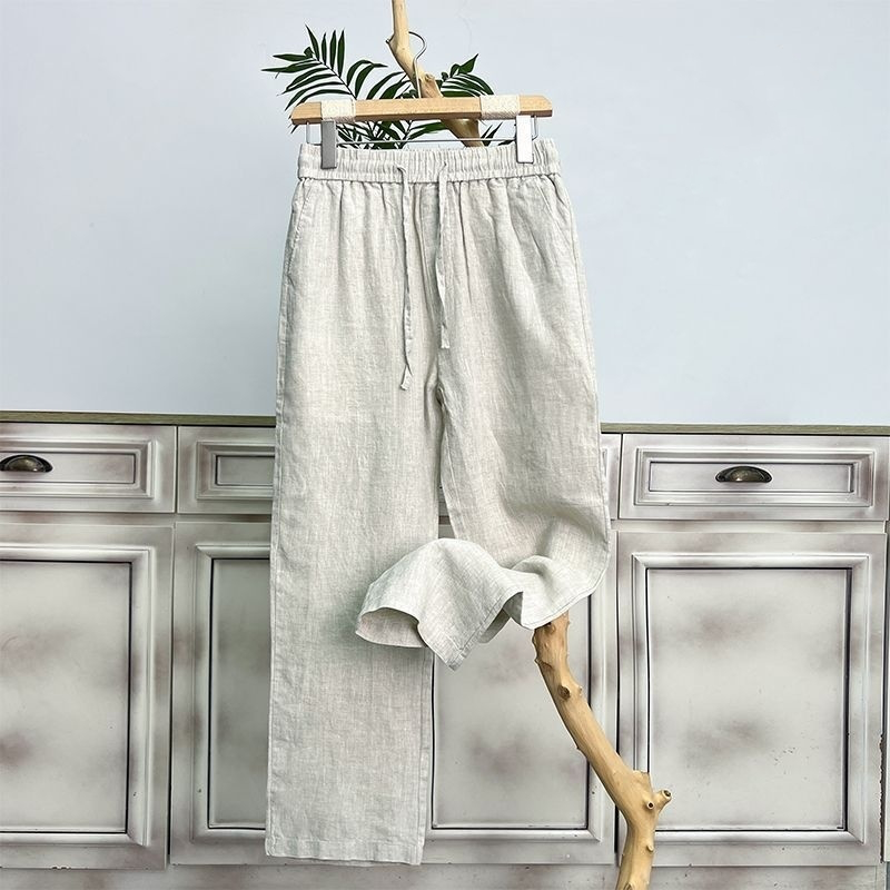 Linen Hose Straight