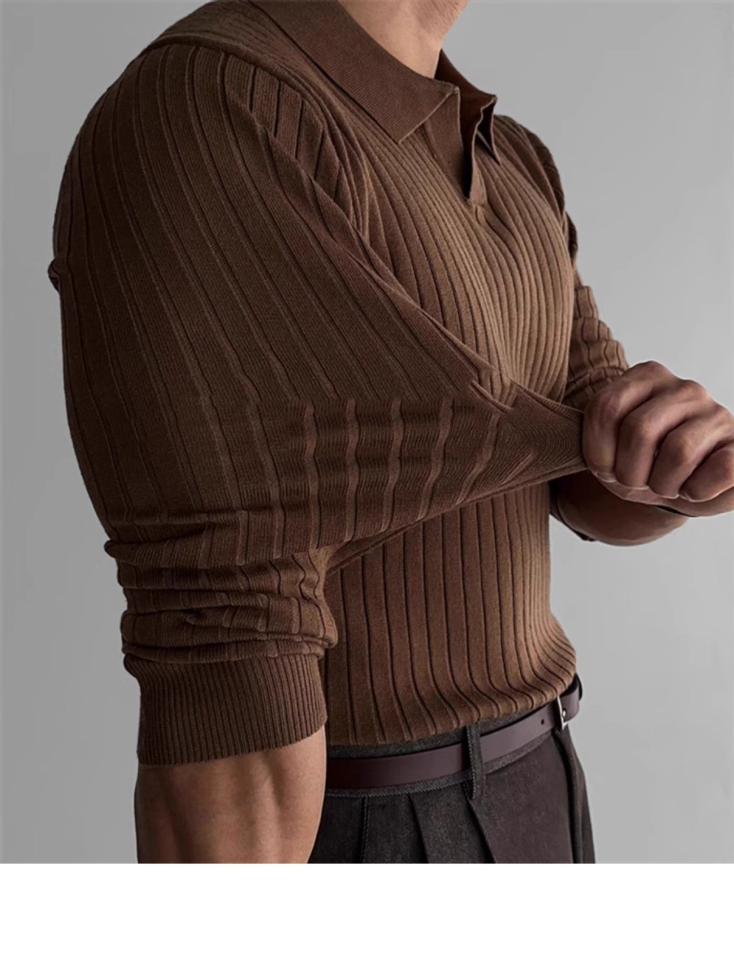 Polo Langarm Shirt