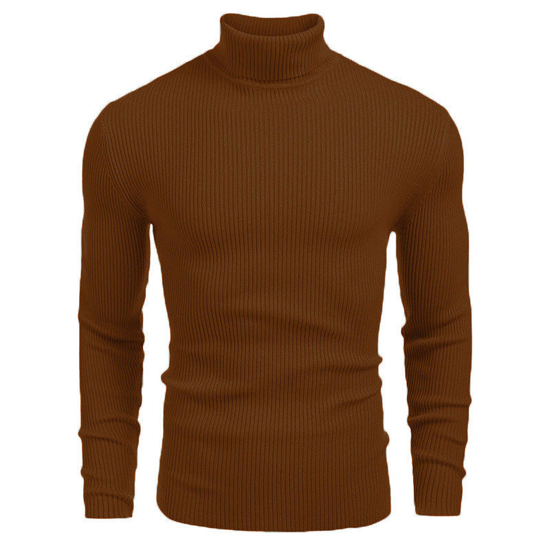 Langärmliger Rollkragenpullover zum einstecken
