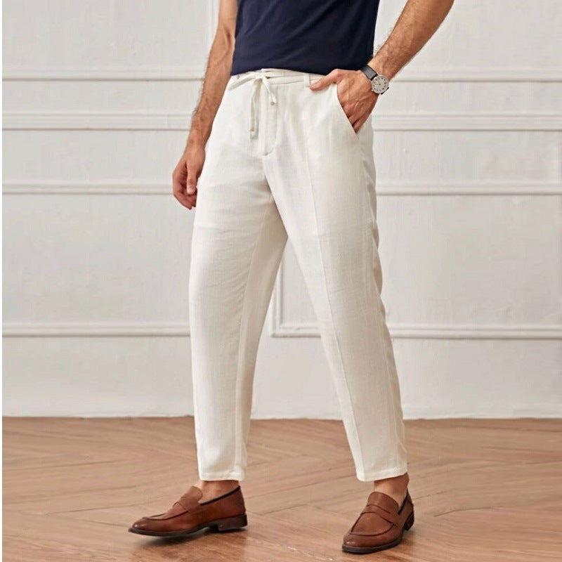 Casual Leinen Hose