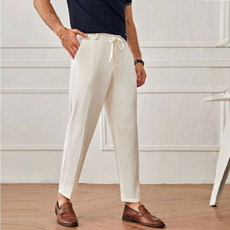 Casual Leinen Hose