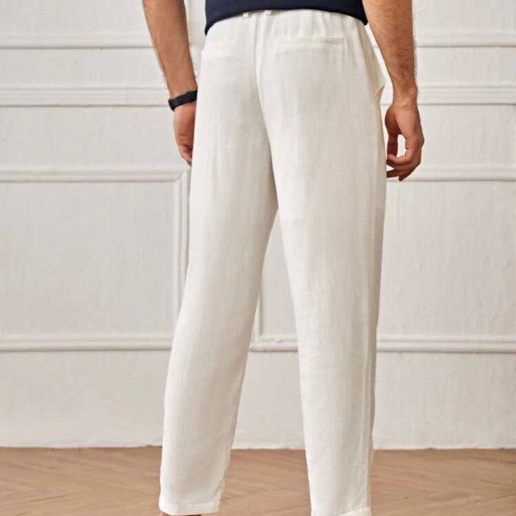 Casual Leinen Hose