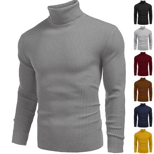 Langärmliger Rollkragenpullover zum einstecken