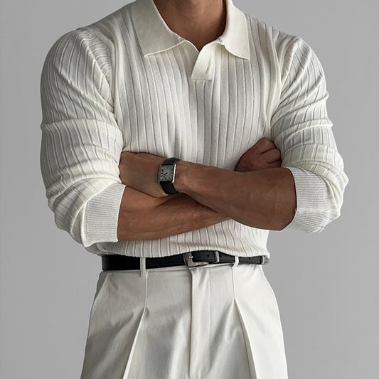 Polo Langarm Shirt