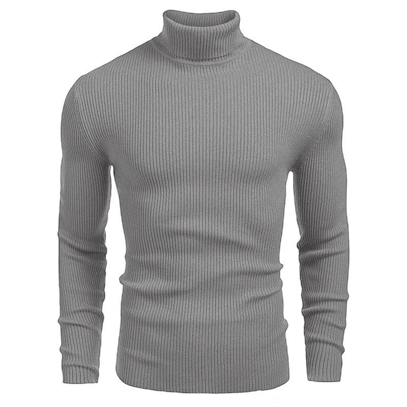 Langärmliger Rollkragenpullover zum einstecken