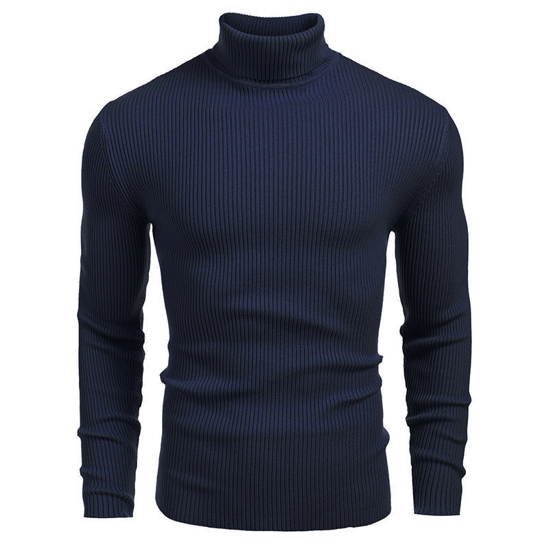 Langärmliger Rollkragenpullover zum einstecken